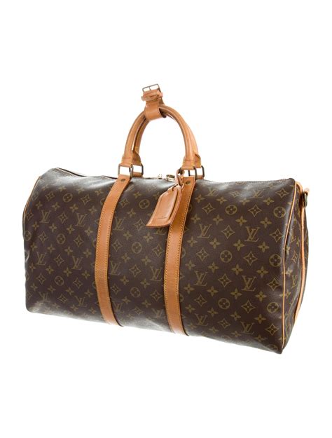 louis vuitton keepall bandouliere monogram 50 stores|Louis Vuitton prism keepall price.